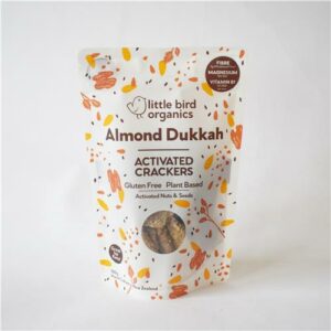 Little Bird Organics Almond Dukkah Activated Crackers 100g