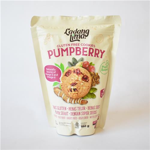 Ladang Lima Pumpberry Cranberry & Seed Cookies 180g