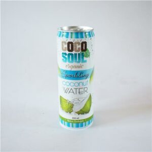 Coco Soul Organic Sparkling Coconut Water 355ml