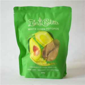 Dona Cholita Corn Chips White Avocado Oil 170g Certified Organic