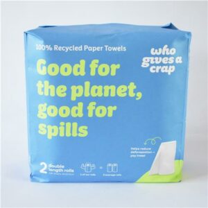 Who Gives a Crap Forest Friendly Kitchen Paper Towel  Twin pk