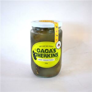 Gaga's Gherkins Cider Vinegar Pickle 700g