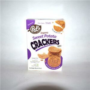 Pat's Crackers Sweet Potato 100g Certified Organic