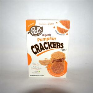 Pat's Organic Pumpkin Crackers 100g