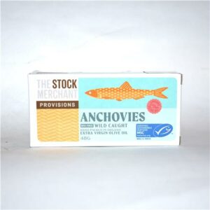 The Stock Merchant MSC Anchovies in EVOO 48g