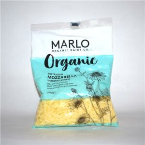 Marlo Organic Shredded Mozzarella 250g