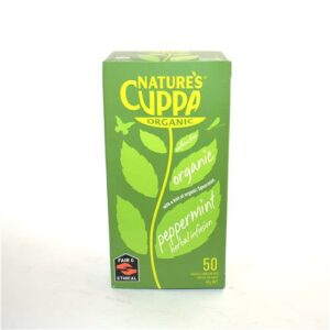Nature's Cuppa Peppermint W/Spearmint Tea 50 Bags