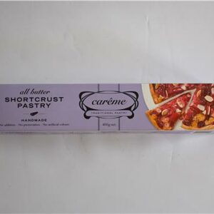 Careme Shortcrust Pastry All Butter Frozen 400g