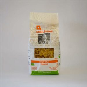 Girolomoni Pasta Farfalle Durum Wheat 500g Certified Organic