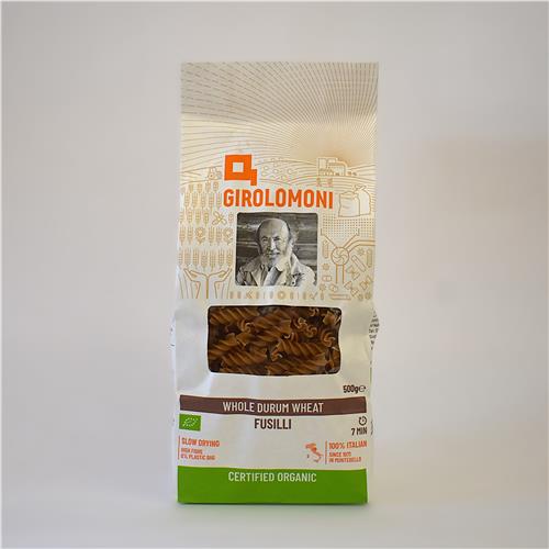 Girolomoni Organic Whole Durum Wheat Fusilli Pasta 500g