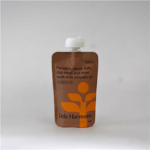 Little Harvesters Puree Pouch Pumpkin Carrot & Kale 120g