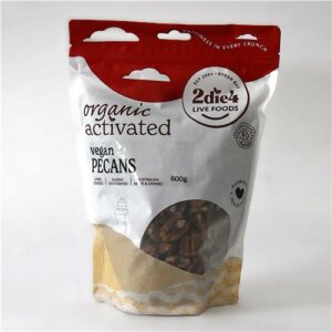 2Die4 Pecans Activated 600g Certified Organic