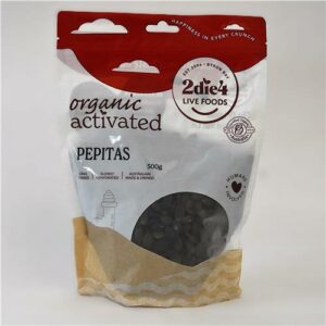 2Die4 Pepitas Activated 500g Certified Organic