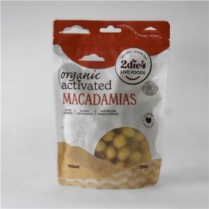 2Die4 Activated Organic Macadamias 250g.