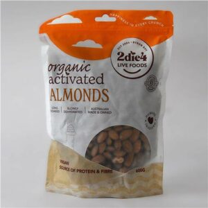 2Die4 Almonds Activated 600g Certified Organic