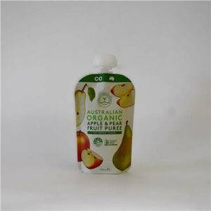 AOFC Apple & Pear Puree 120g.