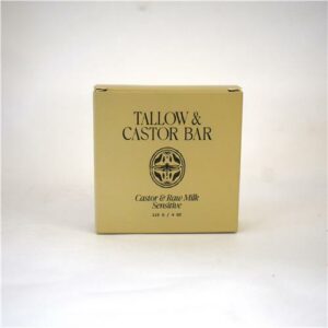 Naked Soap Bar Tallow & Castor Unscented 115g