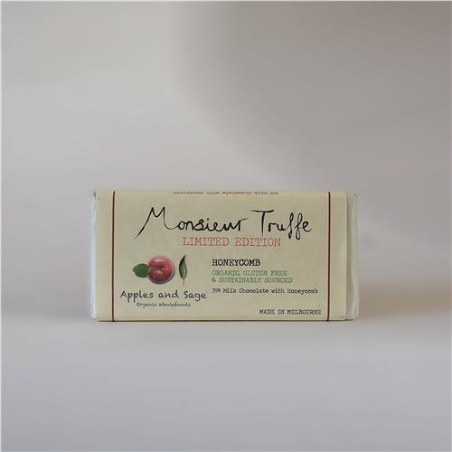 Monsieur Truffe/Apples and Sage Milk 32% Honeycomb 90g