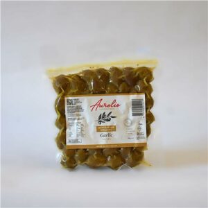 Aurelio Organic Olives Garlic 325g