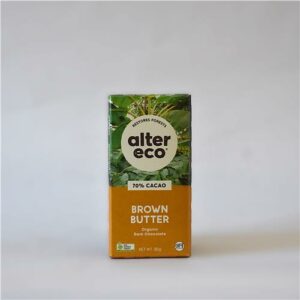Alter Eco Dark Chocolate 70% Brown Butter 80g