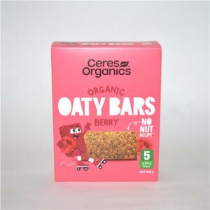 Ceres Organics Oaty Bars Berry 5pk 100g