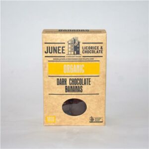 Junee Bananas in Dark Chocolate 180g Certified Organic