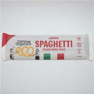 Ceres Pasta Spaghetti Durum Wheat 400g Certified Organic