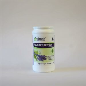 Abode Laundry Powder Lavender Mint Front and Top Load 1kg