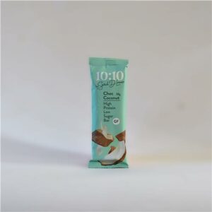 10:10 by Sarah DiLorenzo Choc Coconut Protein Bar 38g