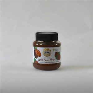 Biona Hazelnut Chocolate Spread Milk Certified  Organic 350g