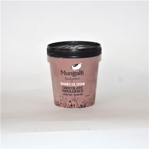 Mungalli Creek Icecream Belgium Chocolate 475ml Certified Biodynamic