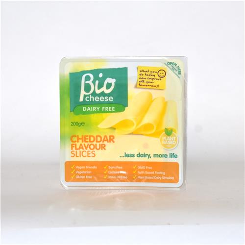 Bio Cheese Cheddar Cheese Sliced 200g