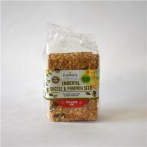 Dr Karg Crispbread Cheese and Pumpkin Seed Certified Organic 200g