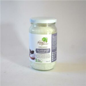 Global Organics Coconut Oil Raw Cold Pressed 300g