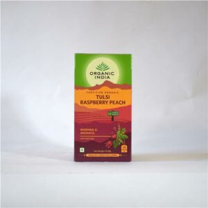 Organic India Tulsi Raspberry Peach 25pk