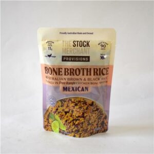 The Stock Merchant Bone Broth Rice Mexican 250g