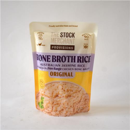The Stock Merchant Bone Broth Rice Original 250g