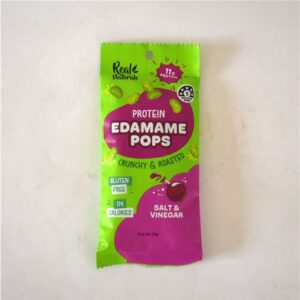 Real Naturals Protein Edamame Pops Salt & Vinegar 26g