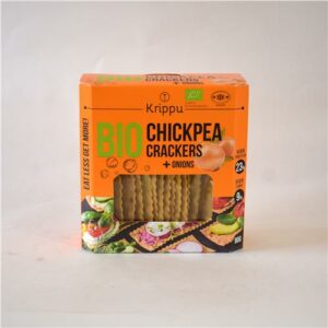 Krippu Crackers  Chickpea Onion 80g Certified Organic