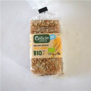 Galicia Wholegrain Spelt & Seeds Crispbread 110g Certified Organic