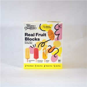 Frozen Sunshine Ice Blocks Real Fruit Pack 9x50ml