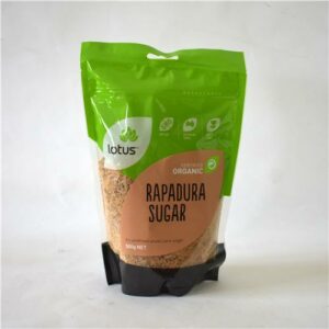 Lotus Rapadura Sugar 500g Certified Organic