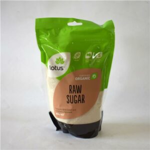 Lotus Raw Sugar 800g Certified Organic
