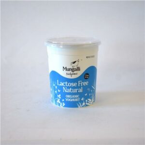 Mungalli Creek Lactose Free Natural Yoghurt 1kg Certified Organic