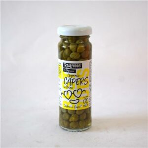 Real Foods by Organico Capers in Brine 100g
