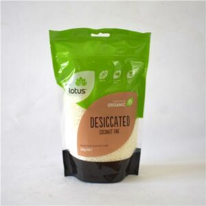 Lotus Desiccated Coconut Fine 250g Certified Organic