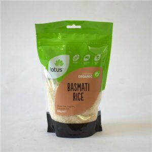Lotus Rice Basmati 500g Certified Organic