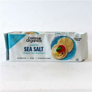Ceres Rice Crackers Sea Salt 100g Certified Organic