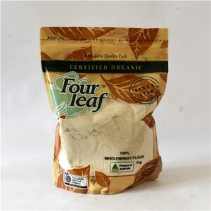 Four Leaf Flour Wholewheat Flour 1kg Certified Organic