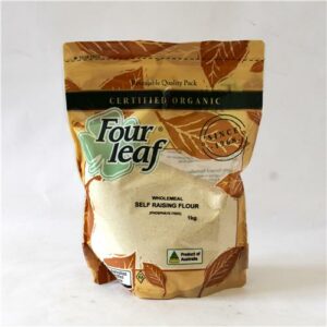 Four Leaf Flour Selfraising Wholemeal 1kg Certified Organic